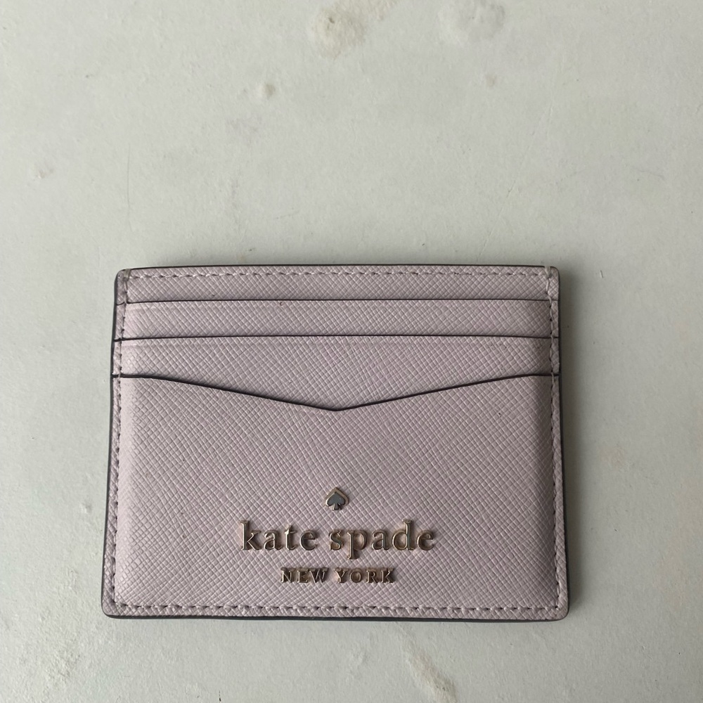 Kate Spade Light Gray Card Holder